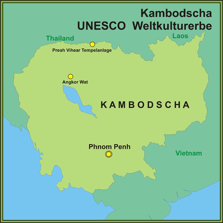 Kambodscha Weltkulturerbe